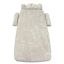 Set de housses marron clair en éponge pour table de massage Lagos