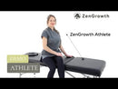 ZENGROWTH Table de massage pliante Athlete Noir 63.5cm