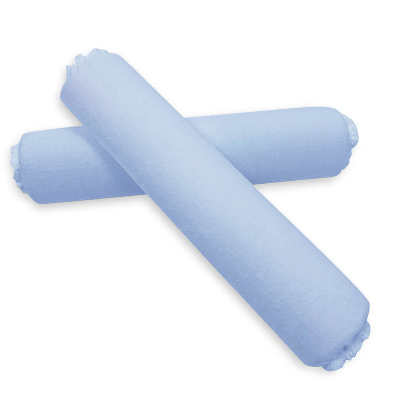 ZENGROWTH Housse coussin demi-rond pour table de massage 66 cm Bleu clair