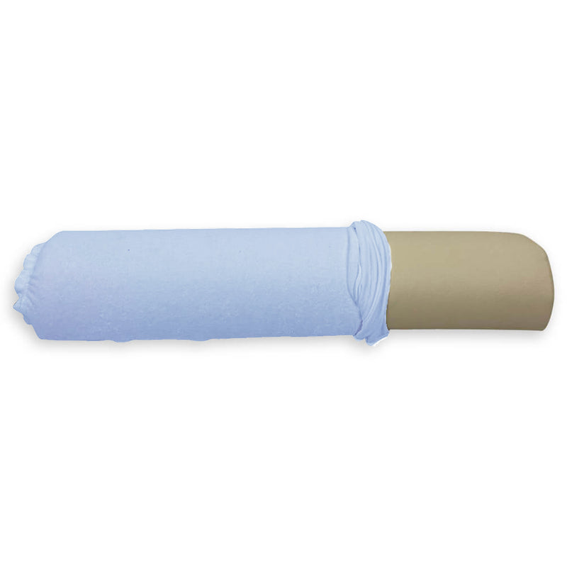 ZENGROWTH Housse coussin demi-rond pour table de massage 66 cm Bleu clair