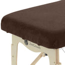 ZENGROWTH Housse table de massage sans trou visage brun