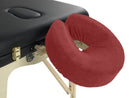 ZENGROWTH Housse pour têtière en tissu éponge Rouge foncé
