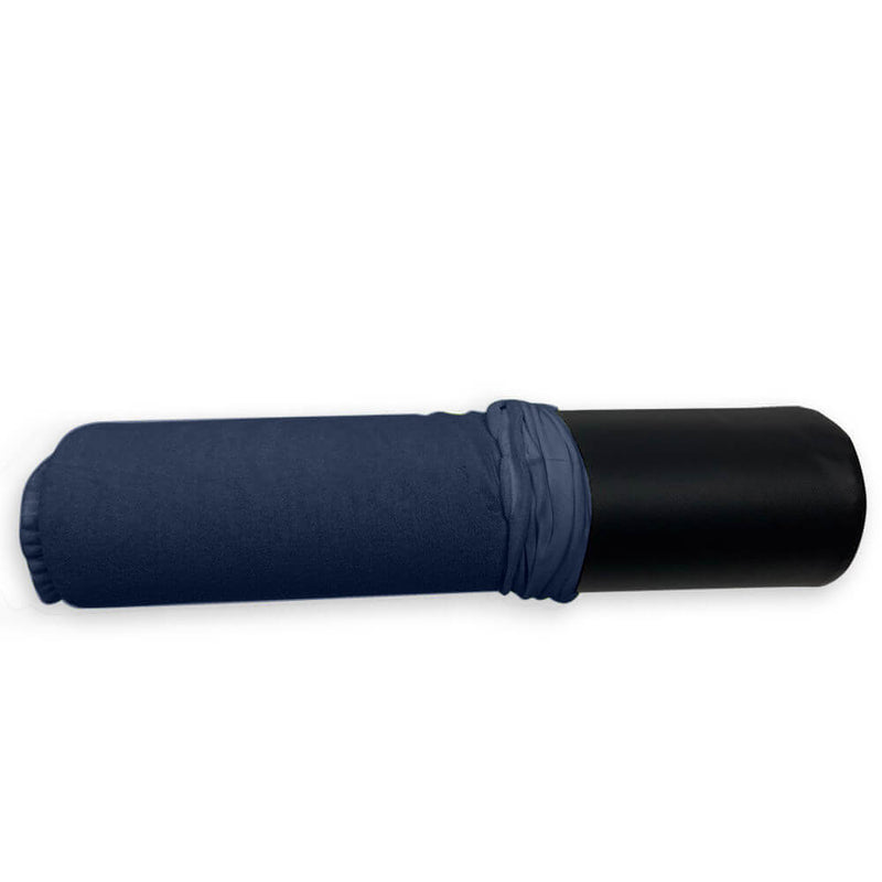 ZENGROWTH Housse coussin rond pour table de massage 66 cm Bleu foncé