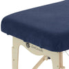 Housse table de massage sans trou visage bleu foncé