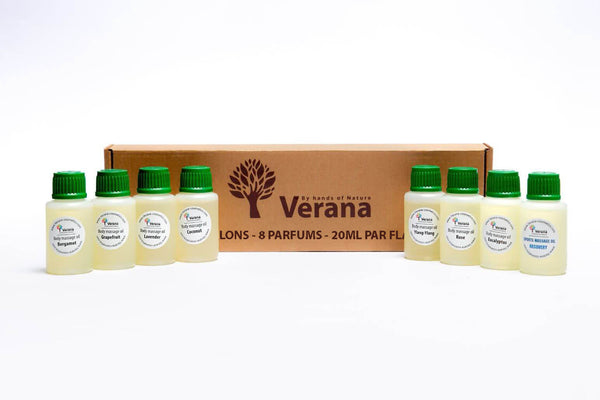 Verana Lot d'échantillons de différents parfums 8x20ML