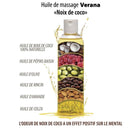 Verana Huile de massage à la noix de coco 1L