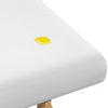Drap-housse résistant à l'huile pour table de massage Blanc