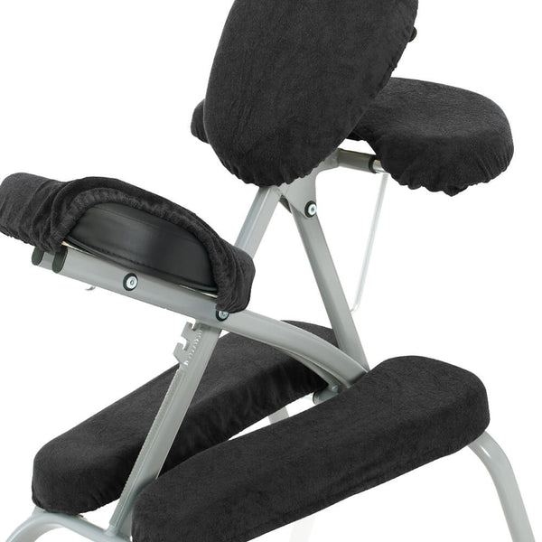 ZENGROWTH Housse en coton pour chaise de massage Noir