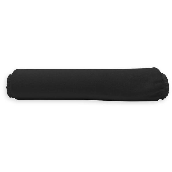ZENGROWTH Housse coussin rond pour table de massage 66 cm Noir