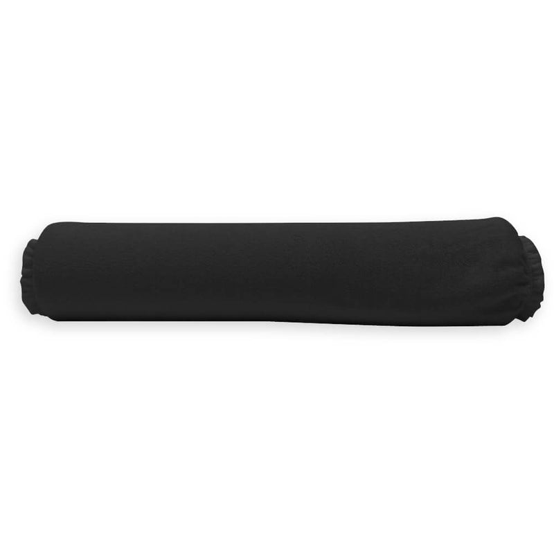ZENGROWTH Housse coussin rond pour table de massage 66 cm Noir